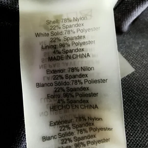 Bleu Rod Beattie Belted Black And White One Piece Swimsuit - Sz 12 - Picture 6 of 7